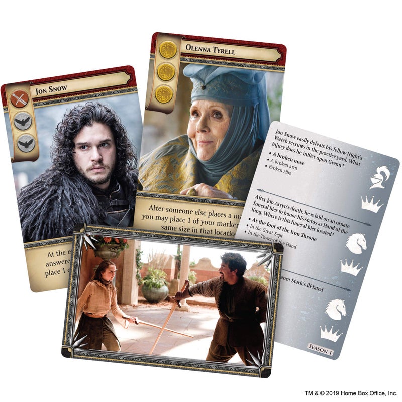 Fantasy Flight Games HBO Game of Thrones Trivia Game - Image 4